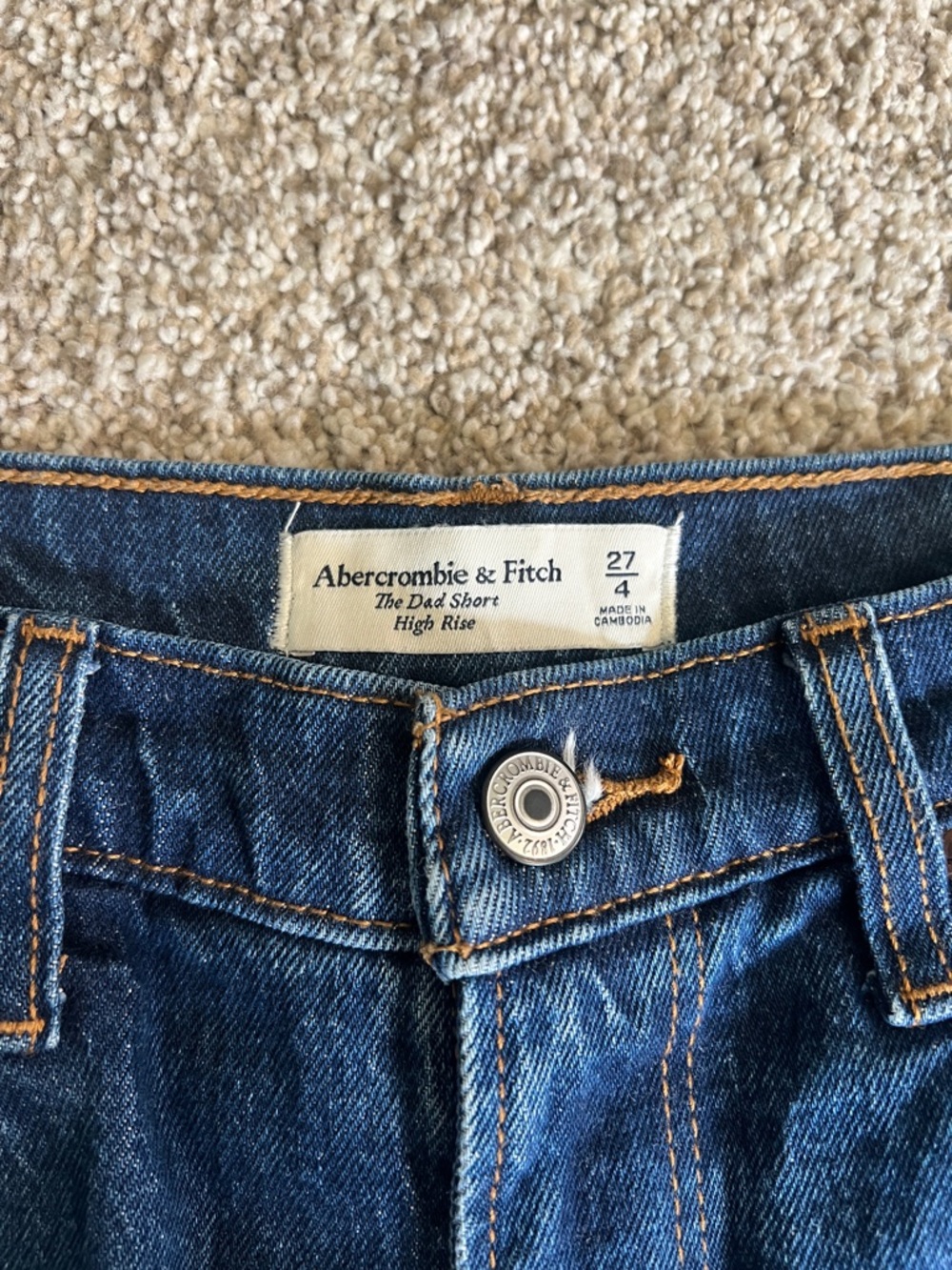 Abercrombie High-Rise Dad Shorts - Picture 3 of 4
